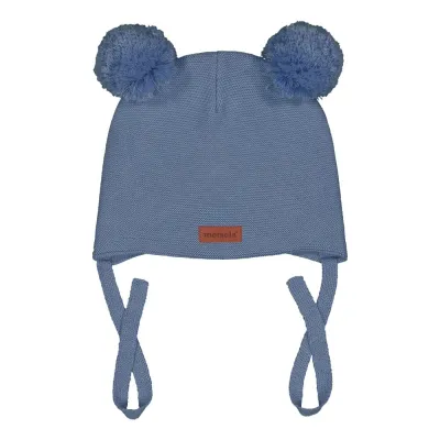 A World Full of Smiles Cutie Hat -Merinovillapipo | Frosty Blue - 2-6M