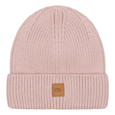 A World Full of Smiles Knitted Beanie -Merinovillapipo | Hearty Pink - 1-3Y, kuva 1 / 1