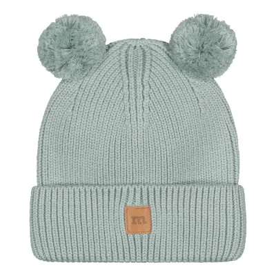 A World Full of Smiles Knitted Pom Pom -Merinovillapipo | Icy Mint - 4-7Y, kuva 1 / 1