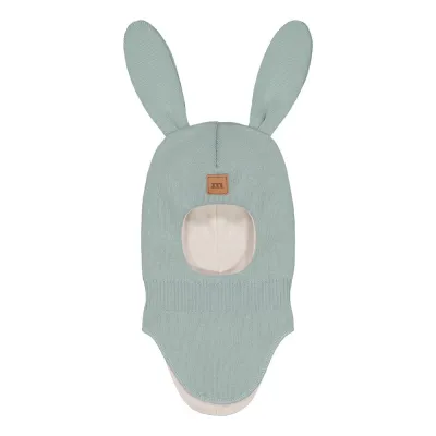 A World Full of Smiles Bunny Helmet -Merinovilla Kypärämyssy | Icy Mint - 1-2Y, kuva 1 / 1
