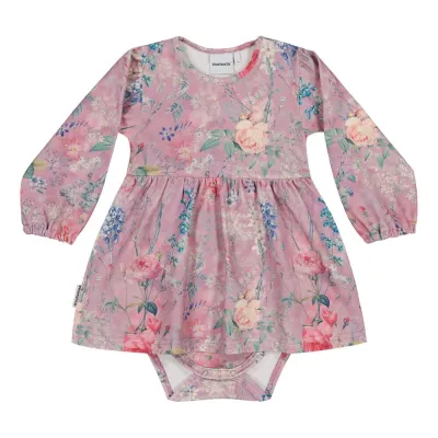 Winter Wonders Crystal Bloom Puff Sleeve Ruffle -Body | Pink - 56, kuva 1 / 1