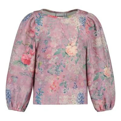Winter Wonders Crystal Bloom Puff Sleeve -Paita | Pink - 146/152, kuva 1 / 1