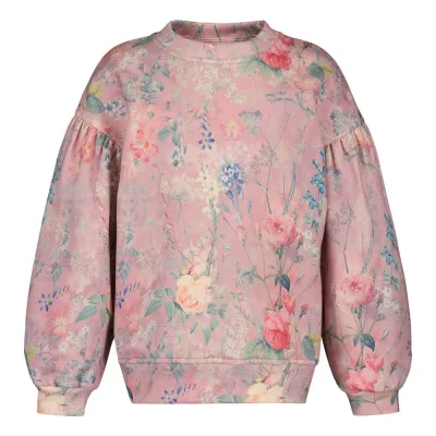 Winter Wonders Crystal Bloom Puff Sleeve Sweater -Collegepaita | Pink - 86/92, kuva 1 / 1