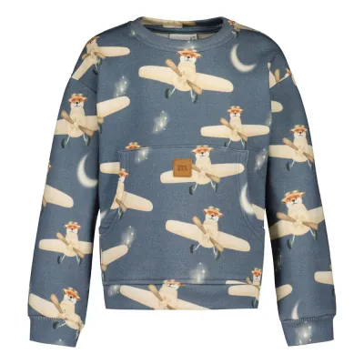 Winter Wonders Night Pilot Pocket Sweater -Collegepaita | Night Sky - 86/92, kuva 1 / 1