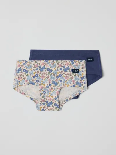 Polarn O. Pyret Hipsterialushousut 2-pack blombukett, kuva 1 / 1