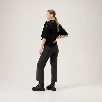 Metsola Lace Back -T-Paita | Licorice - XL, kuva 1 / 1