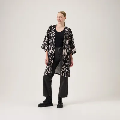 Metsola Traces Long Kimono -Takki | Licorice - M/L, kuva 1 / 1