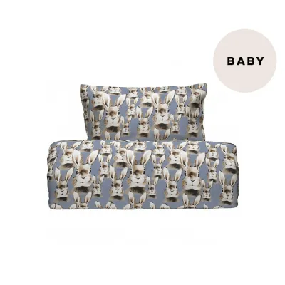 Metsola Bunny -Pussilakanasetti Baby | Dreamy Blue