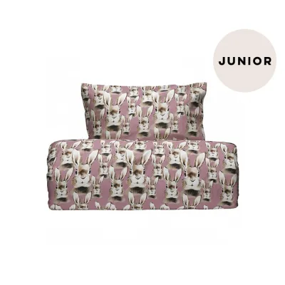 Metsola Bunny -Pussilakanasetti Junior | Dreamy Pink