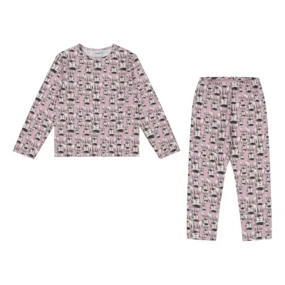 Metsola Bunny -Pyjama | Dreamy Pink - 146/152, kuva 1 / 1