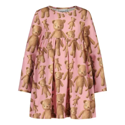Metsola Teddy Bear -Mekko | Warm Pink - 86/92