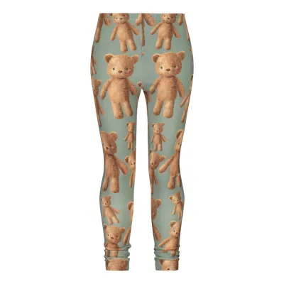 Metsola Teddy Bear -Leggingsit | Spruce Green - 98/104, kuva 1 / 1